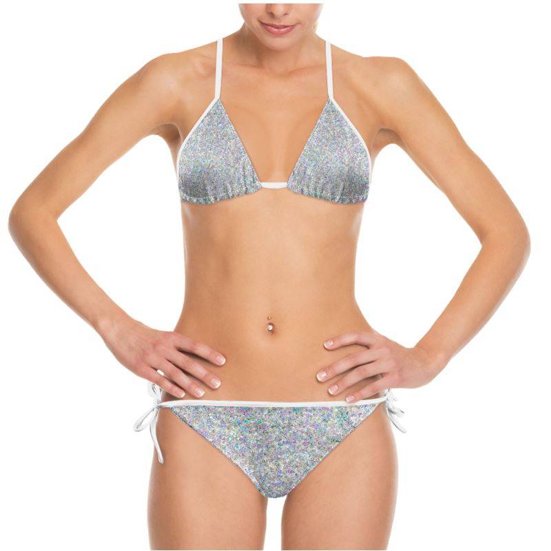 Silver bikini sales